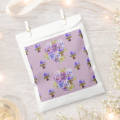 Lila Pansy Purple Flowers floral Party Favor Bags Bedankzakje (Geknipt)