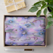 Lila papaver tissuepapier (Geschenk)