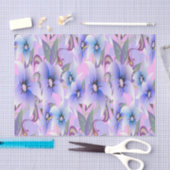 Lila papaver tissuepapier (Craft)