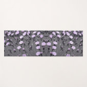 Lila papegaaibloemen yogamat (Voorkant (horizontaal))