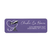 Lila Parijspaspoort Etiket (Voorkant)