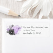 Lila pasta en houtskool etiket (Insitu)