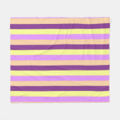 Lila pasta Fleece Blanket Deken (Voorkant (Horizontaal))