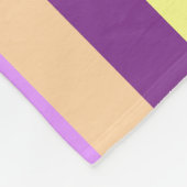 Lila pasta Fleece Blanket Deken (Hoek)