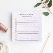 Lila | Pastel Leopard Print op maat Notitieblok