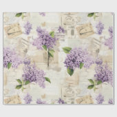 Lila patroon Cadeaupapier (Vlak)