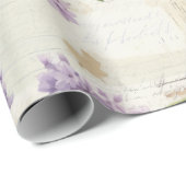 Lila patroon Cadeaupapier (Rol Hoek)