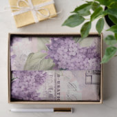Lila patroon Tissuepapier (Geschenk)