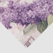 Lila patroon Tissuepapier (Detail)