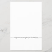 Lila & Perzik Bloemen Wedding Snoep Bar Wrapper Flyer (Achterkant)