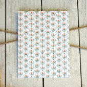 Lila & perzik boeket bruiloft Bewaar de datum Kaart