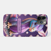 Lila Pink Drache, fantasievolle Digital Art Case-Mate iPhone Case (Achterkant (horizontaal))