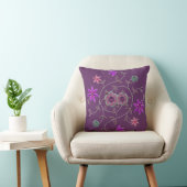 Lila Plum Spring Flower Garden Kussens (Stoel)