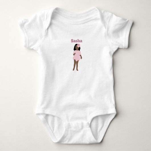 Lila pop T-Shirt Baby Body (Voorkant)
