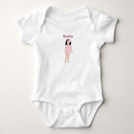 Lila pop T-shirt baby body