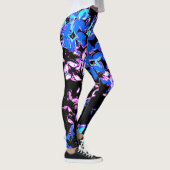Lila psy leggings (Rechts)