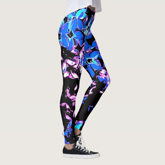 Lila psy leggings (Rechts)
