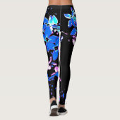 Lila psy leggings (Achterkant)