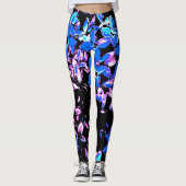 Lila psy leggings (Voorkant)
