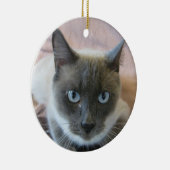 Lila punt Siamese Keramisch Ornament (Rechts)