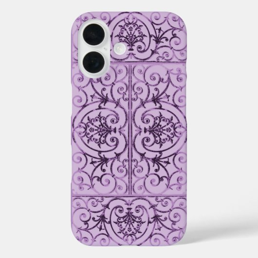 Lila rolpatroon Case-Mate iPhone case (Achterkant)