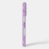 Lila rolpatroon Case-Mate iPhone case (Achterkant / Rechts)