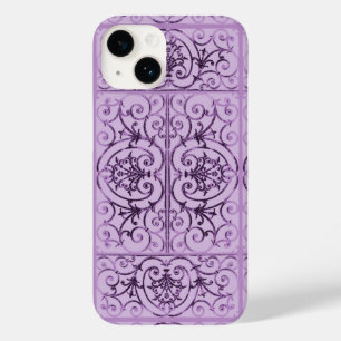 Lila rolpatroon Case-Mate iPhone 14 hoesje