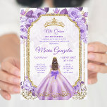 Lila Roos Mexicaans meisje Charra Mis Quince 2 Kaart<br><div class="desc">Lila Roos Mexican Girl Charra Mis Quince 2 Invitation Mis Quince Anos,  15e verjaardag</div>