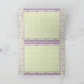 Lila Roos Quilt TY Kaart (Binnen)