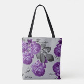 Lila Roos Shopper- Tote Bag (Achterkant)
