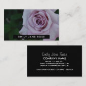 Lila Roos Visitekaartje (Voorkant / Achterkant)