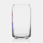 Lila & Roze Ananas Blikvorm Glas (Links)