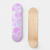  Lila roze Aqua Groovy Tie Dye Persoonlijk Skateboard (Voorkant)