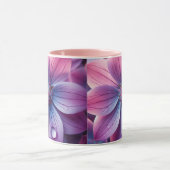 Lila roze en Paarse lentebloem Mok (Midden)