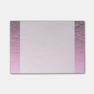 Lila roze gradiënt aluminium grunge post-it® notes