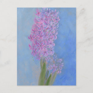 Lila roze hyacinth Vloerschilderij Uitnodiging Briefkaart