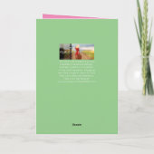 Lila Roze Moederdag Kaart (Achterkant)