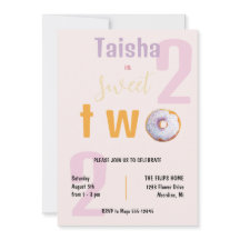 Lila Roze Sprinkle Donut Waterverf Illustratie