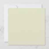 Lila roze Waterverf Floral Sage College Trunk Kaart (Achterkant)