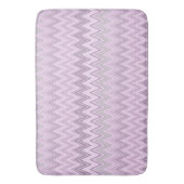 Lila, roze, zigzag badmat (Voorkant Verticaal)