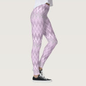 Lila, roze, zigzag leggings (Rechts)