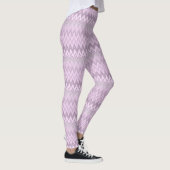 Lila, roze, zigzag leggings (Rechts)