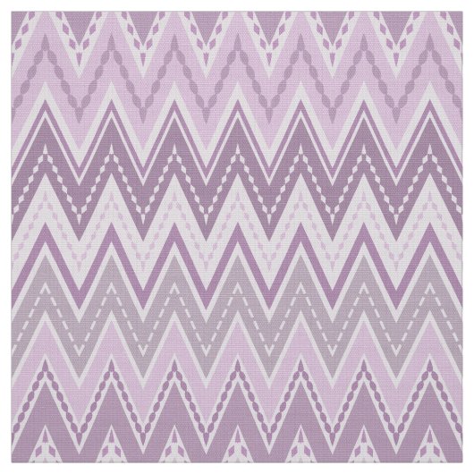 Lila, roze, zigzag stof (Swatch)