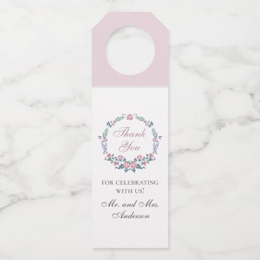 Lila rozen. Tuin bloemen bruiloft dank u Flessenhanger (Voorkant)