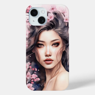 Lila Sakura Tattoo Hoesje-Mate Telefoon Case