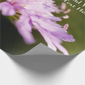 Lila Scabious (Knautia arvensis) Bloem Custom Cadeaupapier (Hoek)