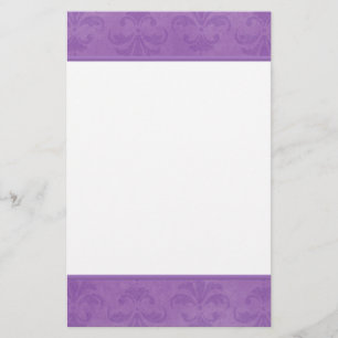 Lila schade briefpapier