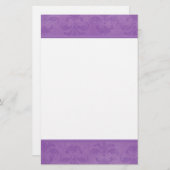 Lila schade briefpapier (Voorkant / Achterkant)