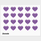 Lila schade hart sticker (Vel)