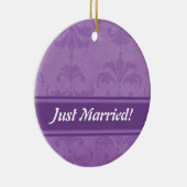 Lila schade keramisch ornament (Rechts)